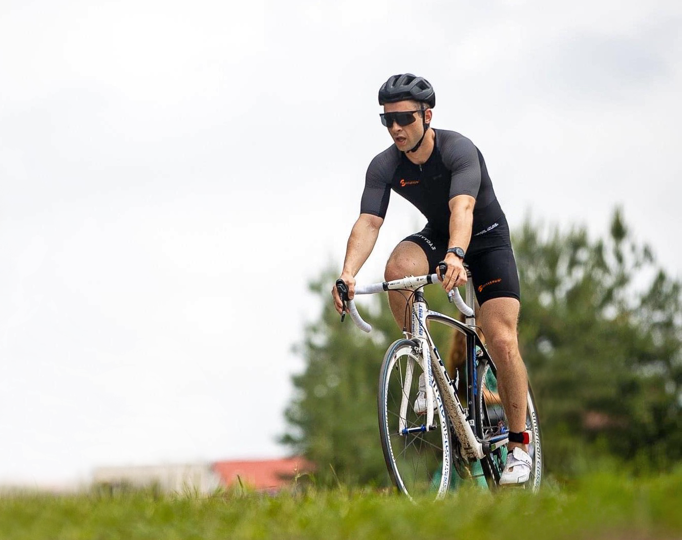 Triathlon participant Tautvydas